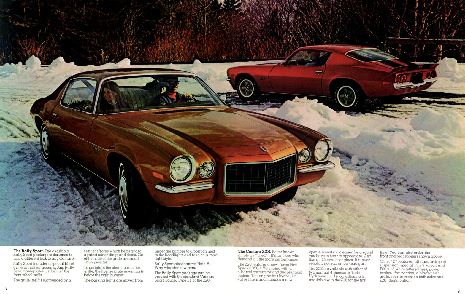1973 Chev Camaro Brochure Page 8